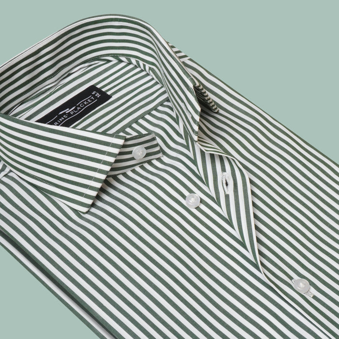 SAVILE OLIVE STRIPES