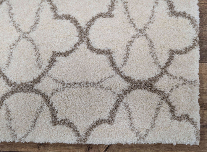 Rug Depot Home Runner Remnant Shag Hall Runner 29in x 14.2 Finished Ends