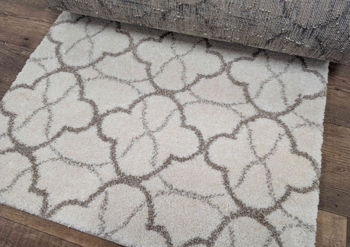 Rug Depot Home Runner Remnant Shag Hall Runner 29in x 14.2 Finished Ends