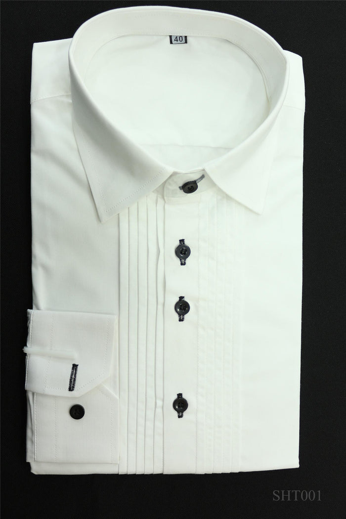 SHT001-Tuxedo/Pleat Shirt