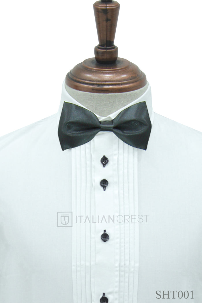 SHT001L-Tuxedo/Pleat Shirt