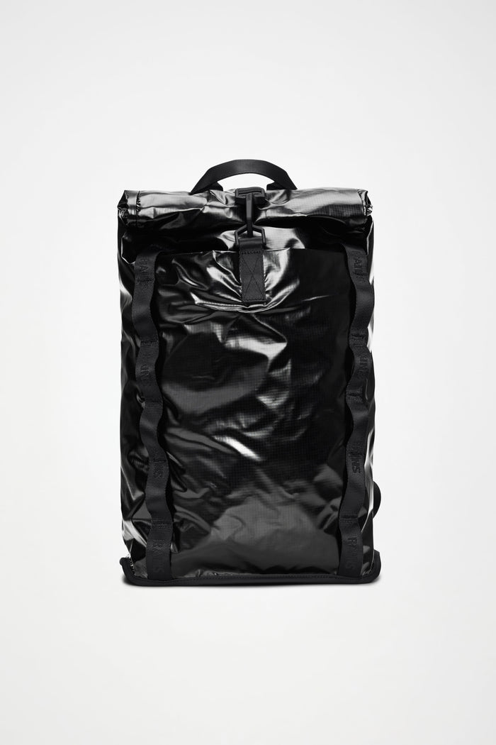 RAINS Sibu Rolltop Rucksack Black 20.50L H46 x D12 x W30 cm Backpack