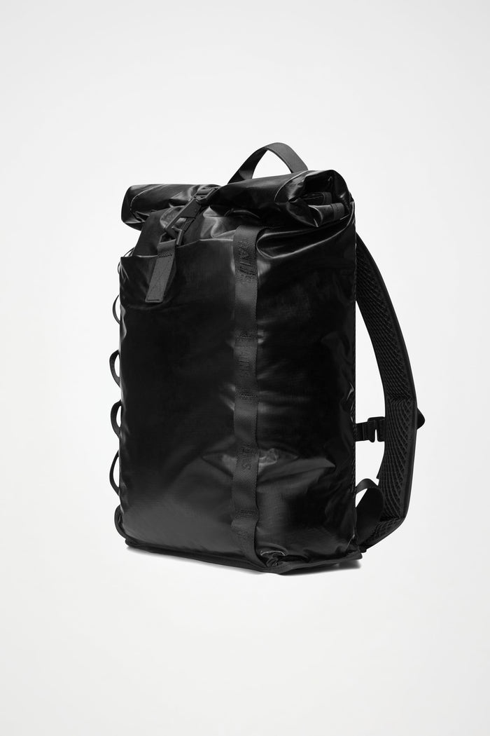 RAINS Sibu Rolltop Rucksack Black 20.50L H46 x D12 x W30 cm Backpack