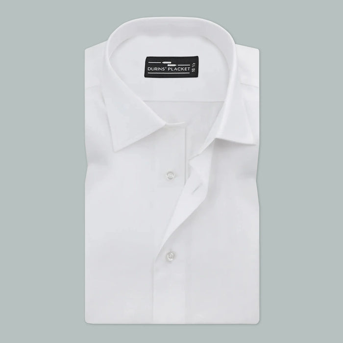 SIGNATURE WHITE IN TWILL - Durins Placket