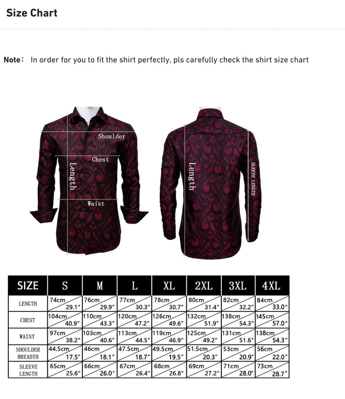 SIMON.VON BLACK BLUE FLORAL SILK MEN'S SHIRT- CY-2016 - SimonVon Shop