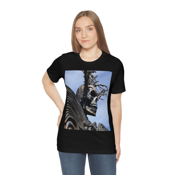 Skull Warrior - Unisex Jersey Short Sleeve T-Shirt - Fry1Productions