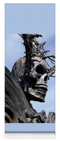 Skull Warrior - Yoga Mat - Fry1Productions