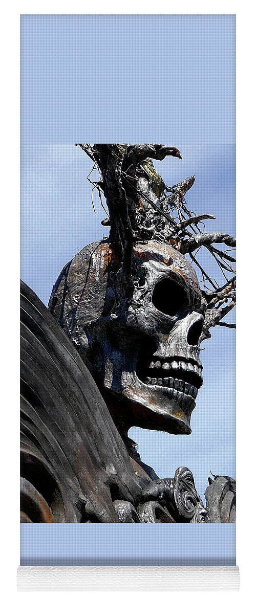Skull Warrior - Yoga Mat - Fry1Productions