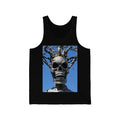 Skull Warrior Stare - Unisex Jersey Tank - Fry1Productions