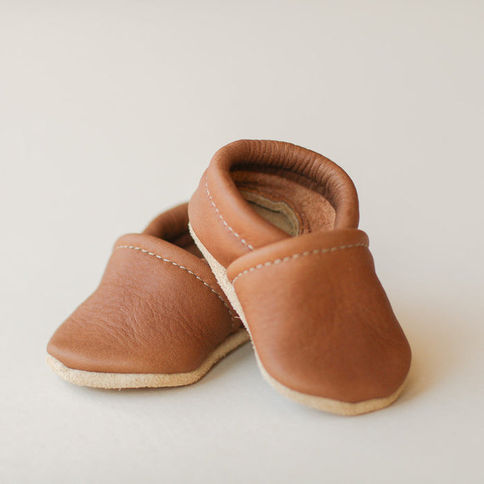 Slip-on Moccasins - Brown
