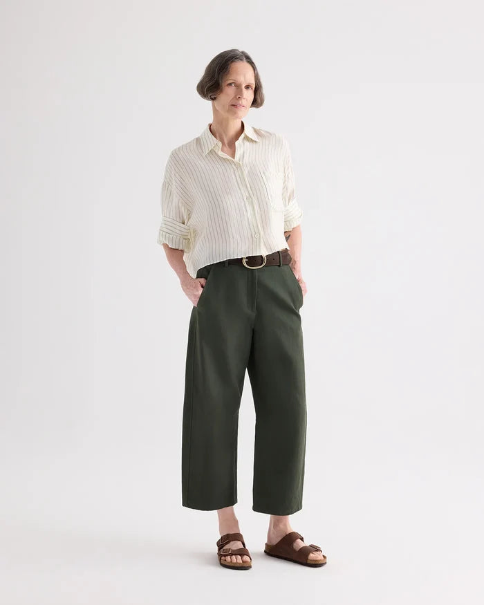 Slouchy Bf Trouser - Rosen