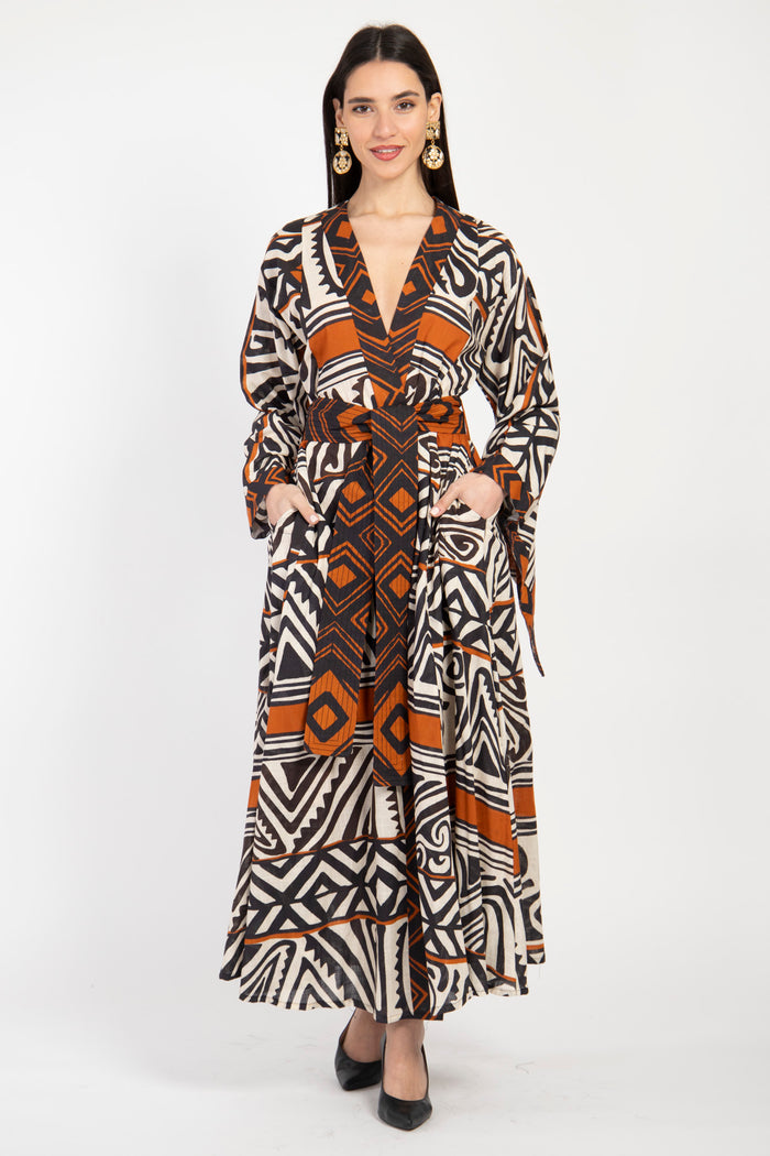 Sofia Cotton Tribal Dress