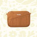 Forager Provisions LTD Soolla Studio cinnamon cotton canvas artist stationery pouch with front pocket and zipper