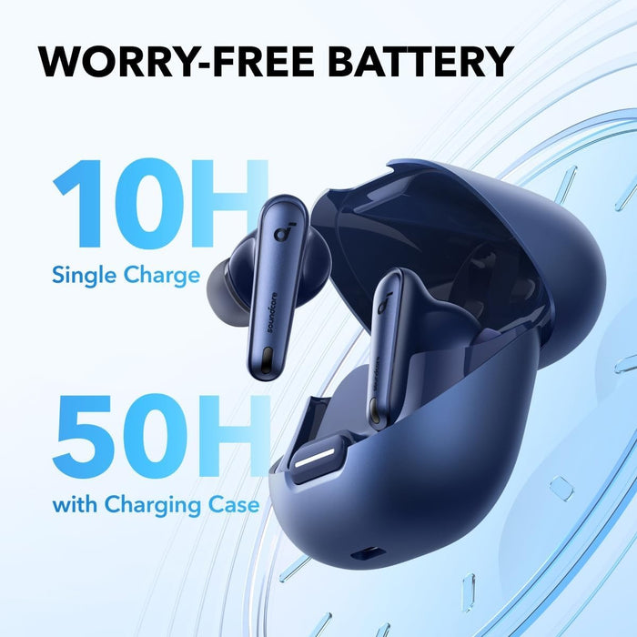 Soundcore Liberty 4 NC 50H Battery Wireless Charging Bluetooth 5.3 True Wireless Noise Cancelling Earbuds