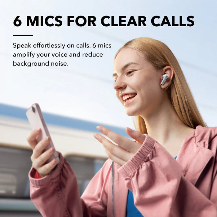 Soundcore Liberty 4 NC 50H Battery Wireless Charging Bluetooth 5.3 True Wireless Noise Cancelling Earbuds