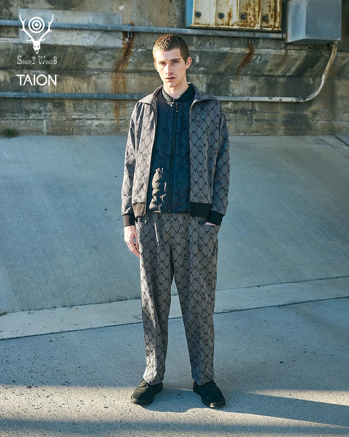 South2 West8 x TAION Crewneck Zip Down Jacket <RW698>