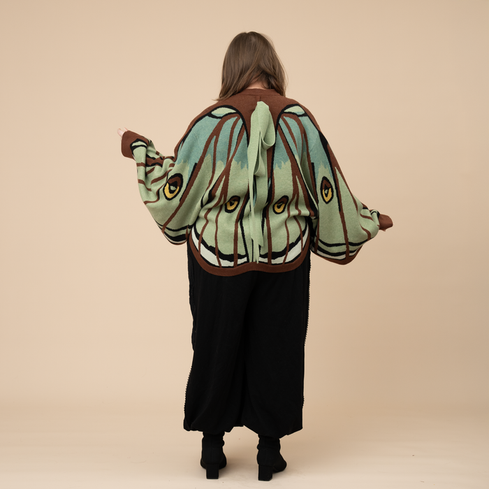 Spanish Moon Moth Cardigan