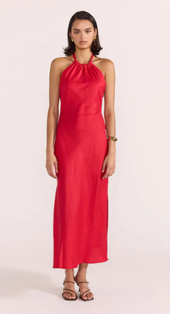 Staple The Label Amana Halter Bias Dress