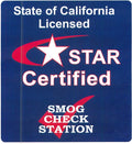 Star Certified Smog Check Sign, STAR CERTIFIED SIGN
