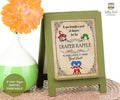 Story Book Themed Baby Shower - Diaper Raffle Sign - Jolly Owl Designs