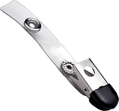 Strap Clip with Black Rubberized Tip - 2105-3170, Qty = 100