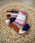 Striped Color Block Socks - 3 Options Very J