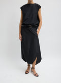 SUMMER NYLON FLAT FRONT JALOUSIE SKIRT