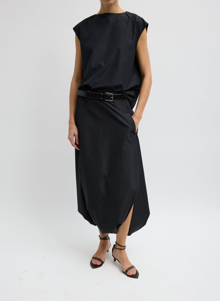 SUMMER NYLON FLAT FRONT JALOUSIE SKIRT