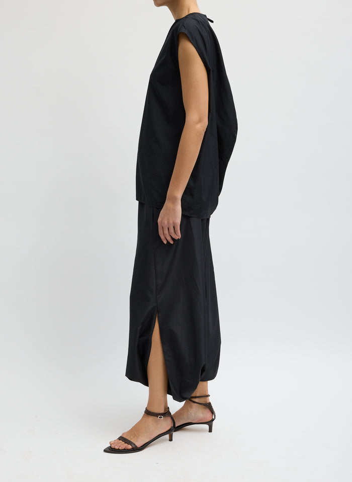 SUMMER NYLON FLAT FRONT JALOUSIE SKIRT