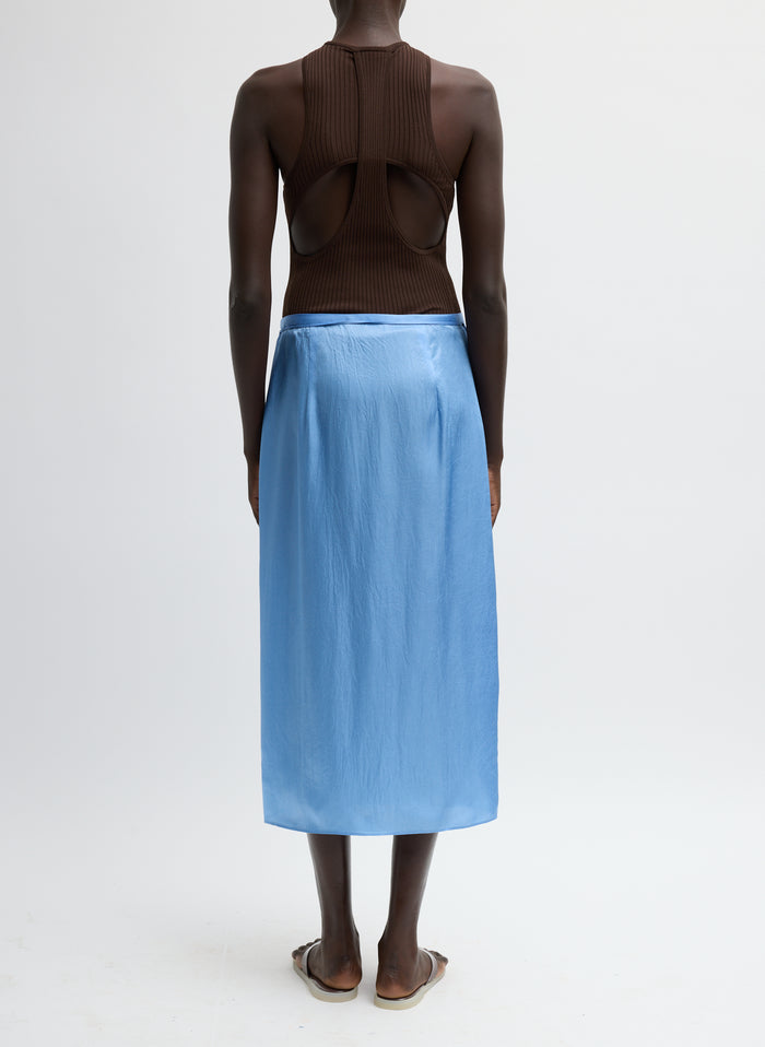 SUMMER SLIP WRAP SKIRT