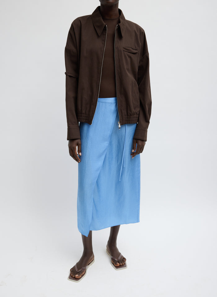 SUMMER SLIP WRAP SKIRT