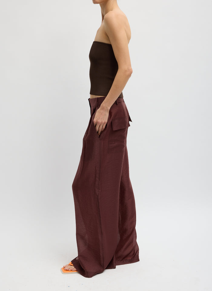 SUMMER VOILE STELLA PANT W/ SLIT DETAIL