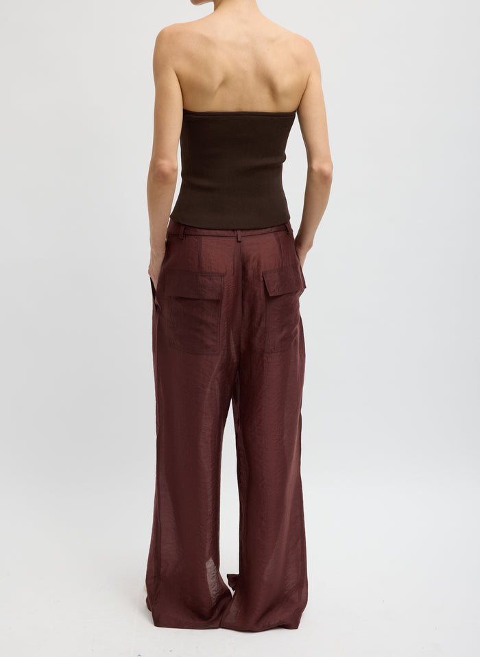 SUMMER VOILE STELLA PANT W/ SLIT DETAIL
