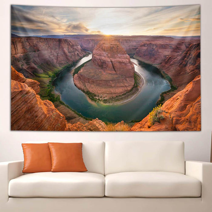 Sunset Bend by Third Eye Tapestries