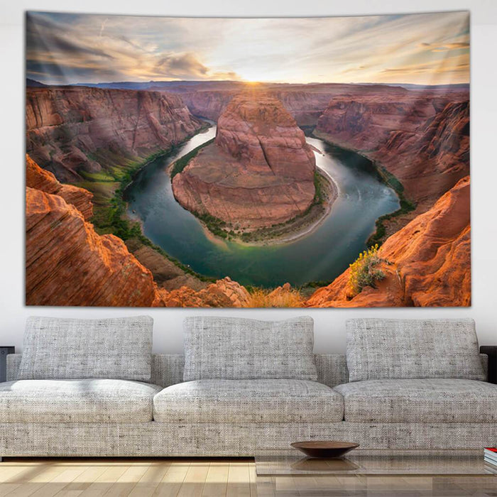 Sunset Bend by Third Eye Tapestries