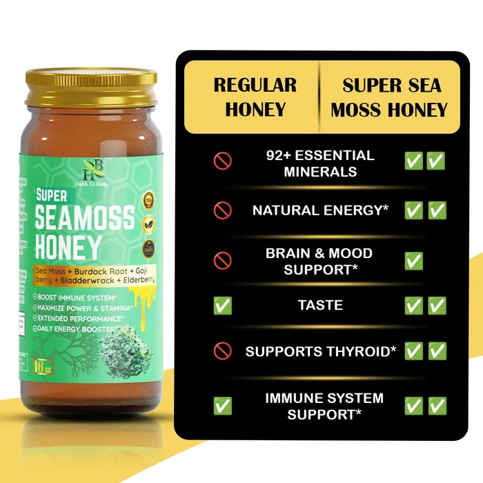 Super Sea Moss Honey - 16oz