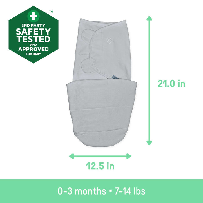 SwaddleMe by Ingenuity All Season Swaddle, Size 0-3 months, 1pk - Tiny Tiles