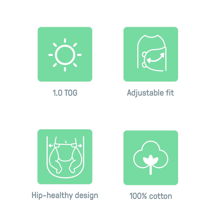 SwaddleMe by Ingenuity Arms Free Convertible Swaddle, Size L, 3-6 months, 1pk - Happy Elephant