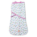 SwaddleMe by Ingenuity Arms Free Convertible Swaddle size large in Rainbow Showers pattern for 3-6 months baby