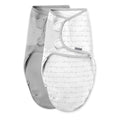 SwaddleMe by Ingenuity Easy Change Swaddle for newborns 0-3 months with zipper and hook closures in soft cotton 2-pack