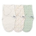 SwaddleMe by Ingenuity Monogram Collection - Safari Swaddle, 3PK