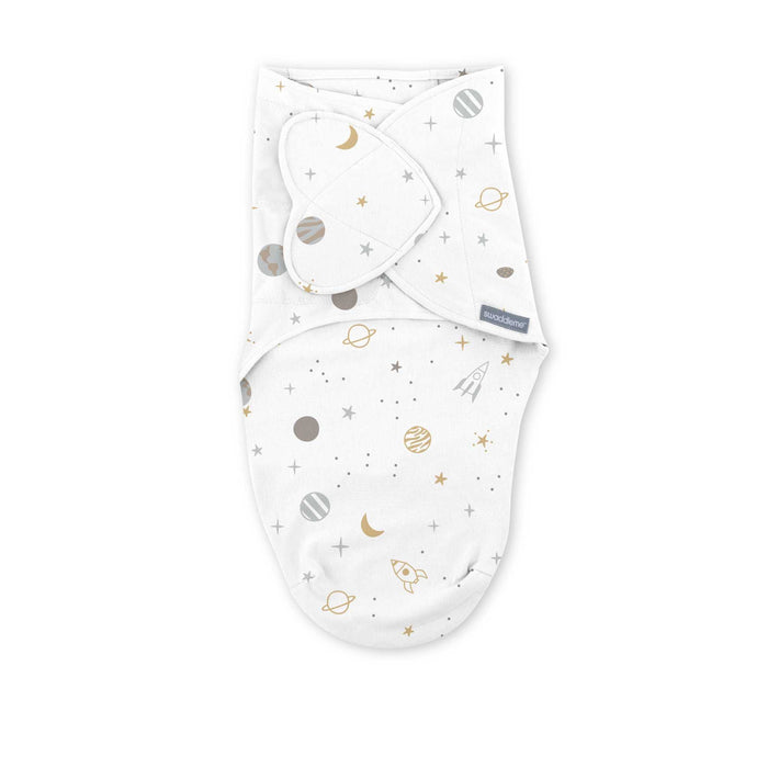 SwaddleMe by Ingenuity Monogram Collection Swaddle, Size SM, 0-3M, 1pk - Sun Space