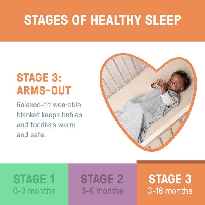SwaddleMe by Ingenuity Night Sack Sleeper Size 3-18 Months, 1pk - Artist Dot