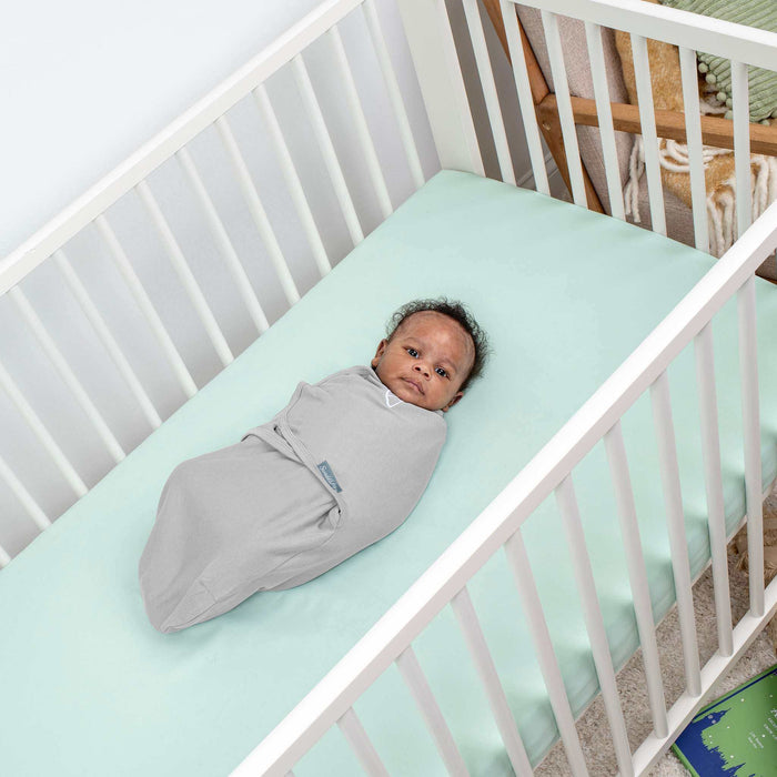 SwaddleMe by Ingenuity Original Swaddle for Baby, 100% Cotton, 3-6 Months, 1.0 TOG, 3-Pack - Superstar