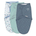SwaddleMe by Ingenuity Original Swaddle large size 3-pack for 3-6 months baby in Mountaineer pattern