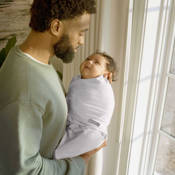 SwaddleMe by Ingenuity Original 3-pack baby swaddle wraps for 3-6 months in Mountaineer pattern, 100% cotton