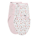 SwaddleMe by Ingenuity Original Swaddle 0-3 months Farmhouse Floral 100% cotton baby wrap