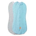 SwaddleMe by Ingenuity newborn zip-up swaddle pod with dinosaur print for 0-3 months babies