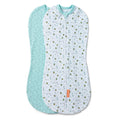 SwaddleMe by Ingenuity newborn swaddle pod with zip for easy diaper changes and secure fit
