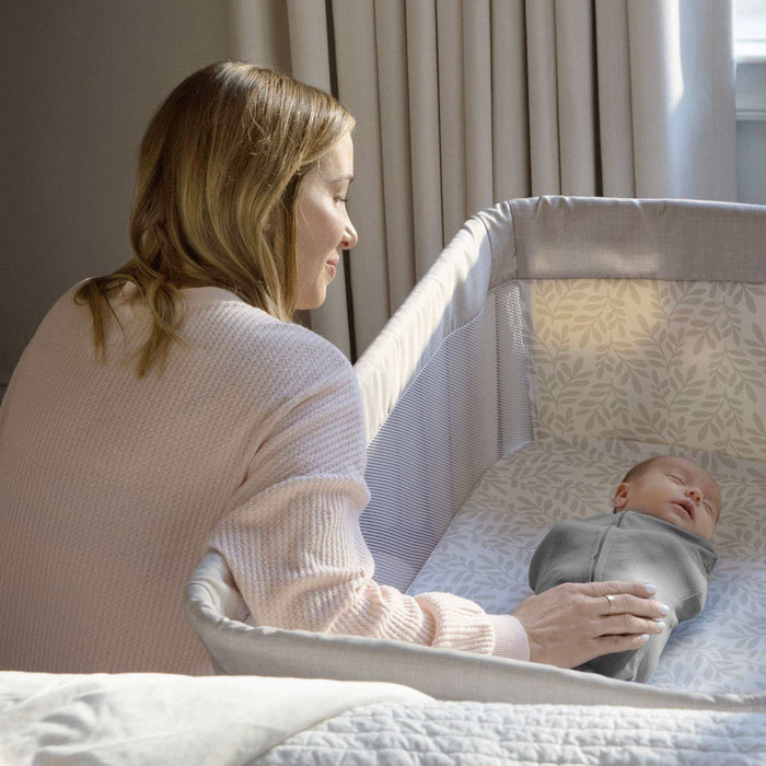 SwaddleMe by Ingenuity Velboa Pod newborn baby swaddle with clouds and stars pattern, 2-pack for 0-2 months infants